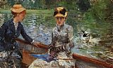 Berthe Morisot Canvas Paintings - A Summer's Day